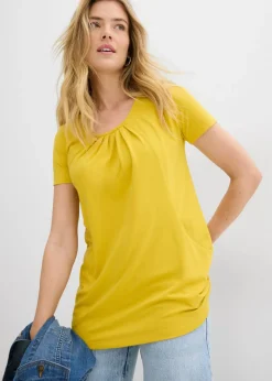 Sale Camiseta larga con viscosa Mujer Camisetas