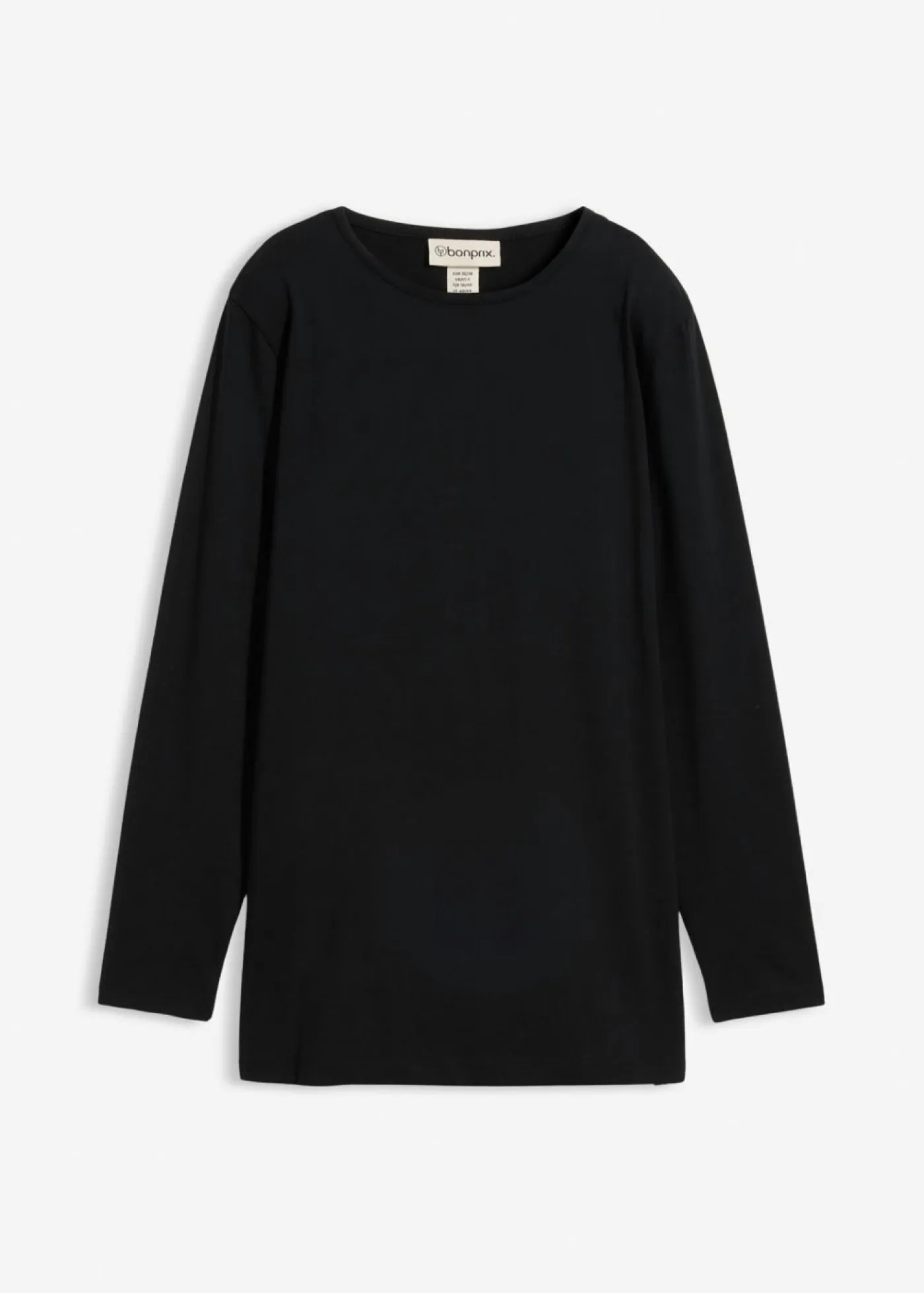 Camiseta larga de algodón orgánico puro Mujer Básicos|Camisetas