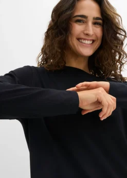 Camiseta larga de algodón orgánico puro Mujer Básicos|Camisetas