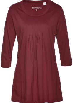Clearance Camiseta larga de algodón puro Mujer Camisetas