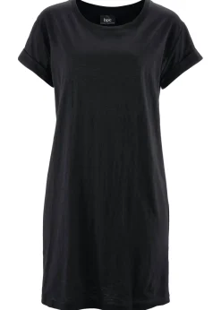 Hot Camiseta larga de algodón puro Mujer Básicos|Camisetas