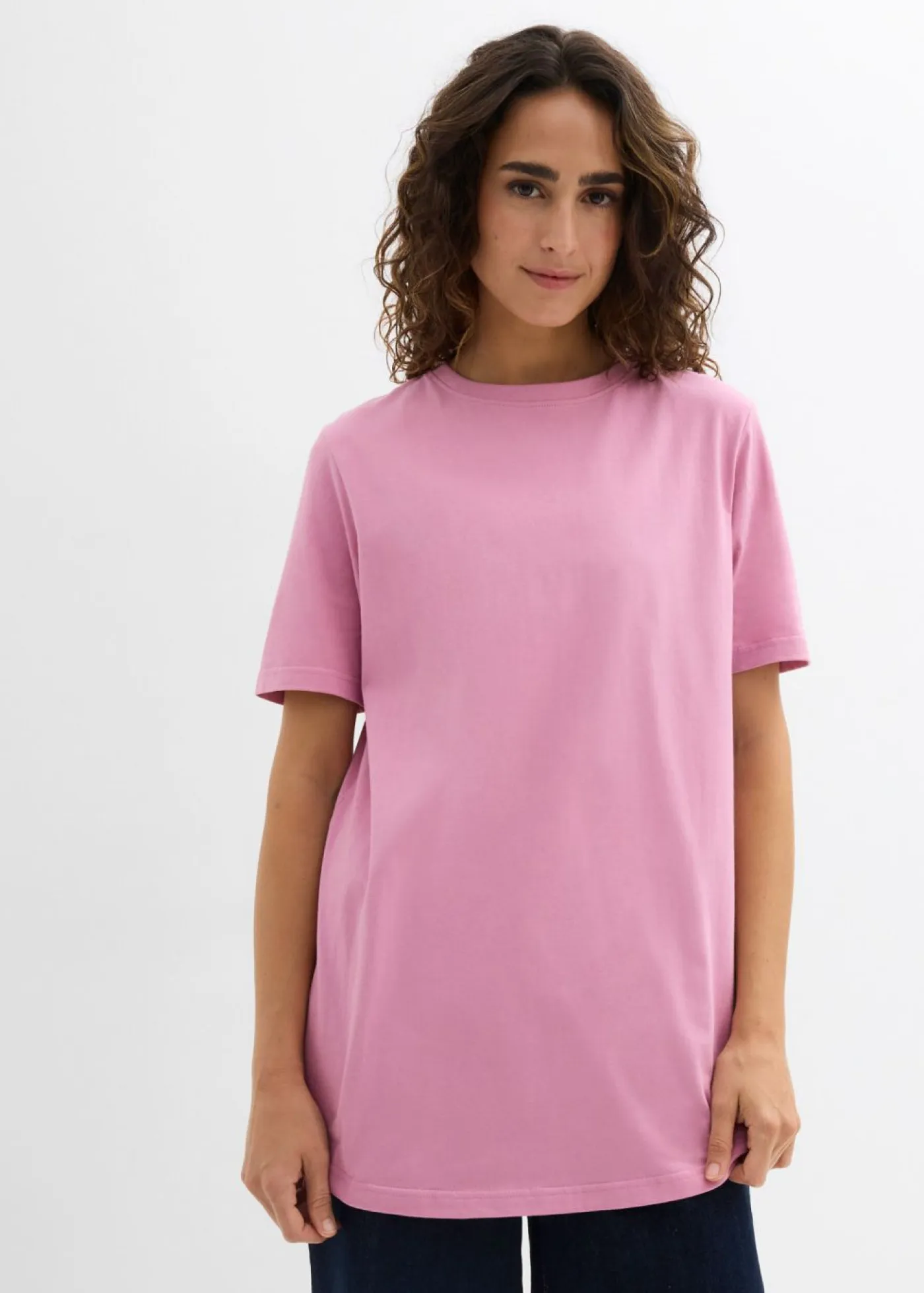 Hot Camiseta larga de algodón orgánico puro (2 unidades) Mujer Básicos|Camisetas