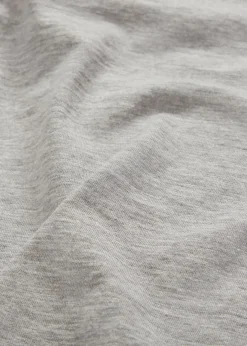 Hot Camiseta larga de algodón puro Mujer Básicos|Camisetas