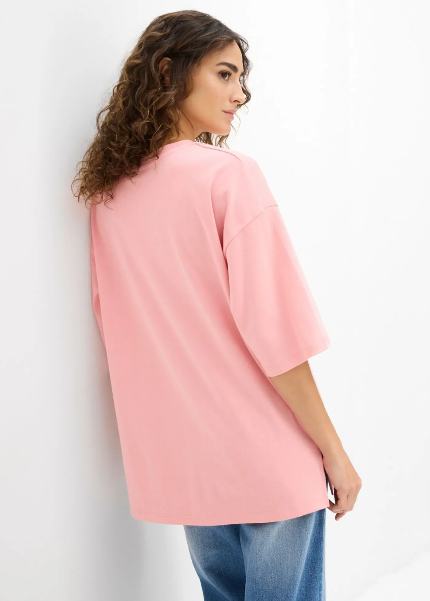 Outlet Camiseta larga de interlock Mujer Conjuntos De Ropa|Camisetas