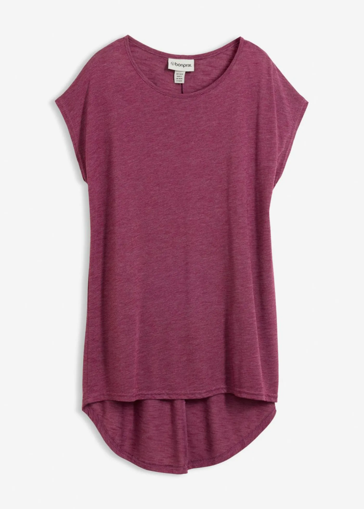 New Camiseta larga de mezcla de viscosa Mujer Camisetas