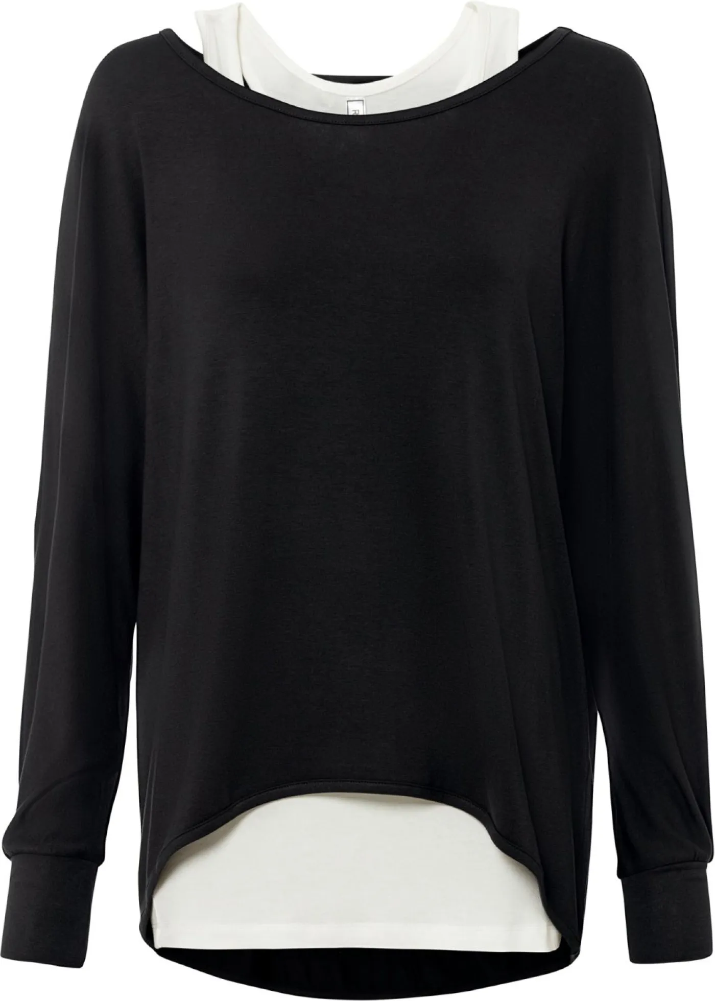 Best Camiseta larga de mezcla de viscosa Mujer Camisetas