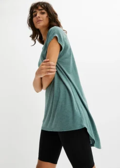 Discount Camiseta larga de mezcla de viscosa Mujer Camisetas