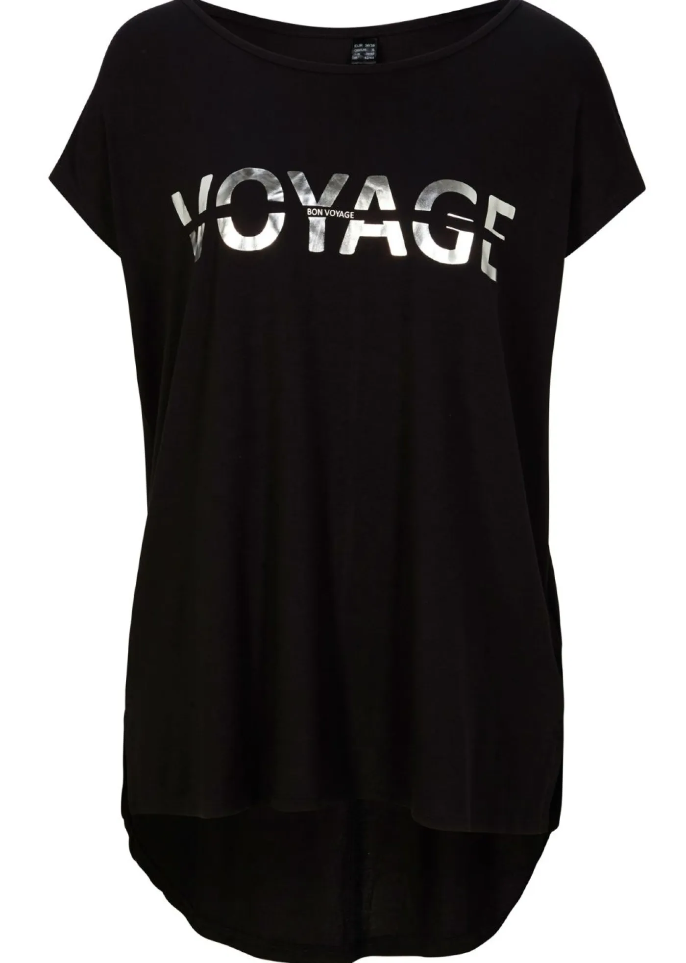 Best Camiseta larga de mezcla de viscosa Mujer Camisetas