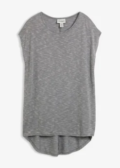 Hot Camiseta larga de mezcla de viscosa Mujer Camisetas