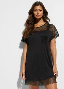 Clearance Camiseta larga de playa de viscosa Mujer Ropa De Playa|Camisetas