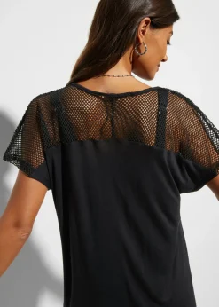 Clearance Camiseta larga de playa de viscosa Mujer Ropa De Playa|Camisetas