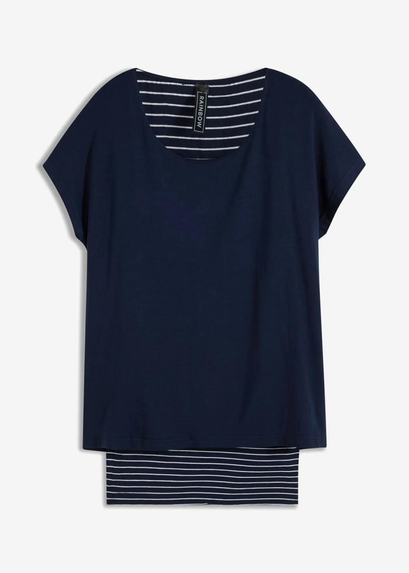 Best Camiseta larga de suave mezcla de viscosa Mujer Camisetas