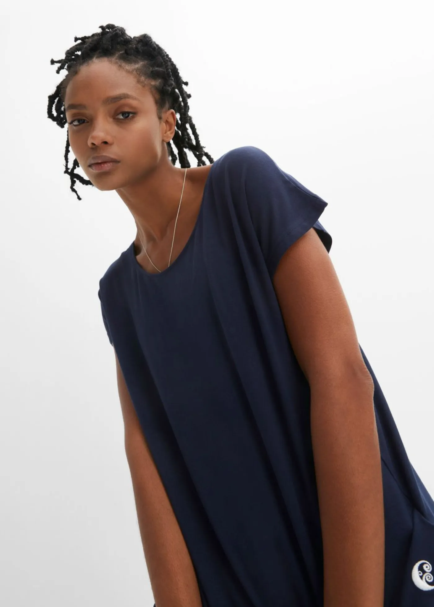 Best Camiseta larga de suave mezcla de viscosa Mujer Camisetas