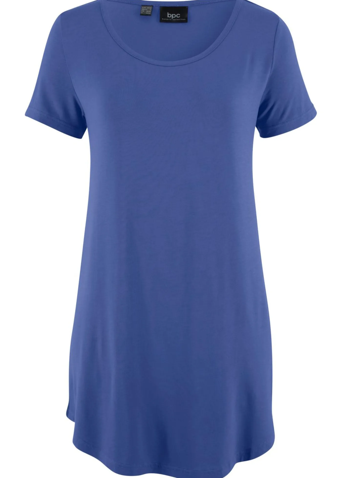 Outlet Camiseta larga de viscosa suave Mujer Básicos|Camisetas