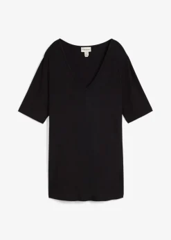 Hot Camiseta larga de viscosa suave Mujer Básicos|Camisetas