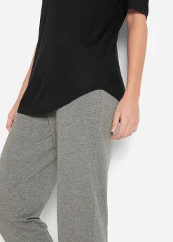 Clearance Camiseta larga de viscosa suave (2 unidades) Mujer Básicos|Camisetas