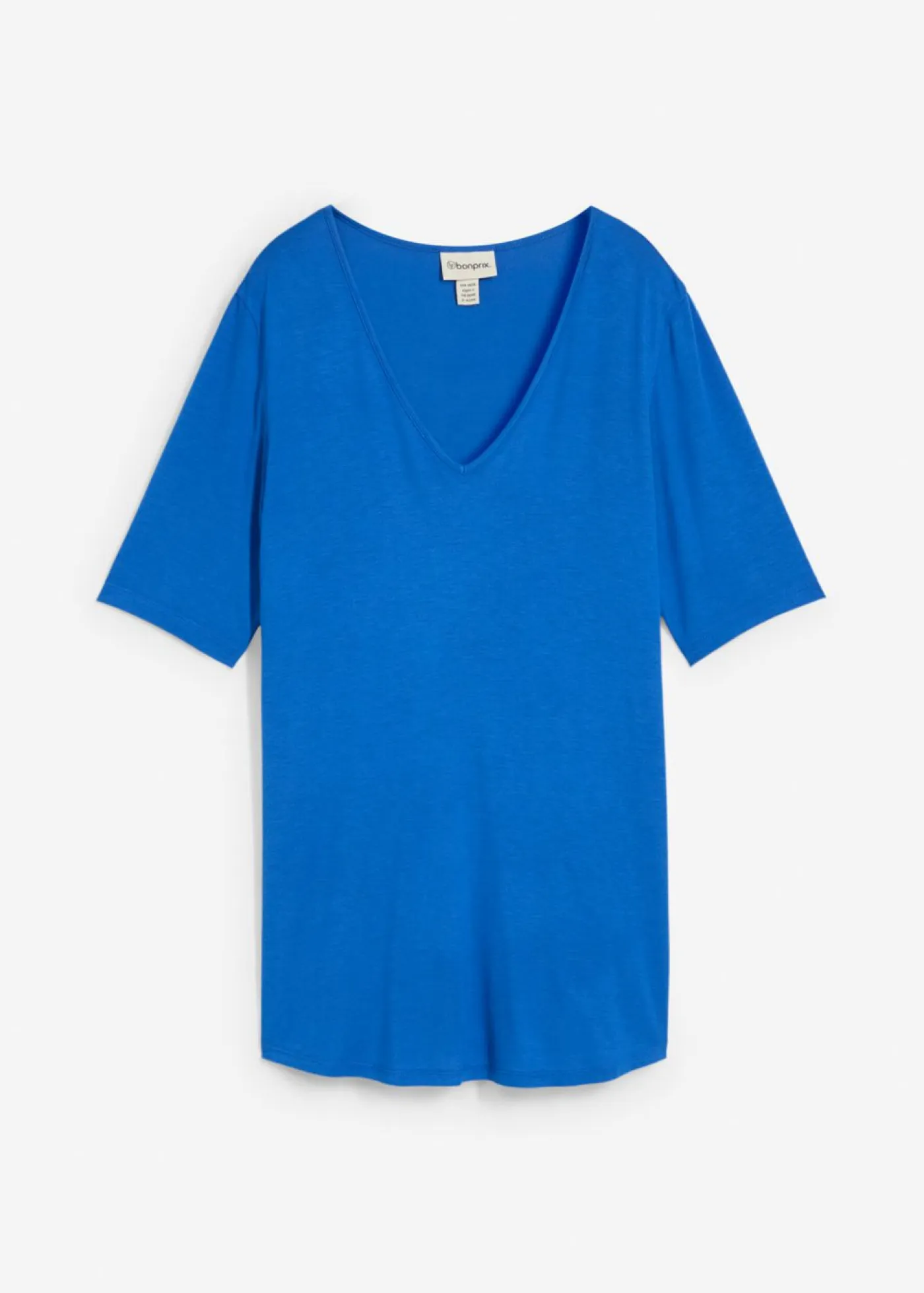 Hot Camiseta larga de viscosa suave Mujer Básicos|Camisetas