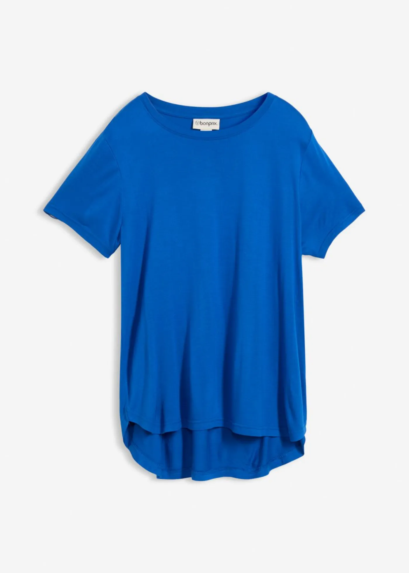 Online Camiseta larga de viscosa suave Mujer Básicos|Camisetas