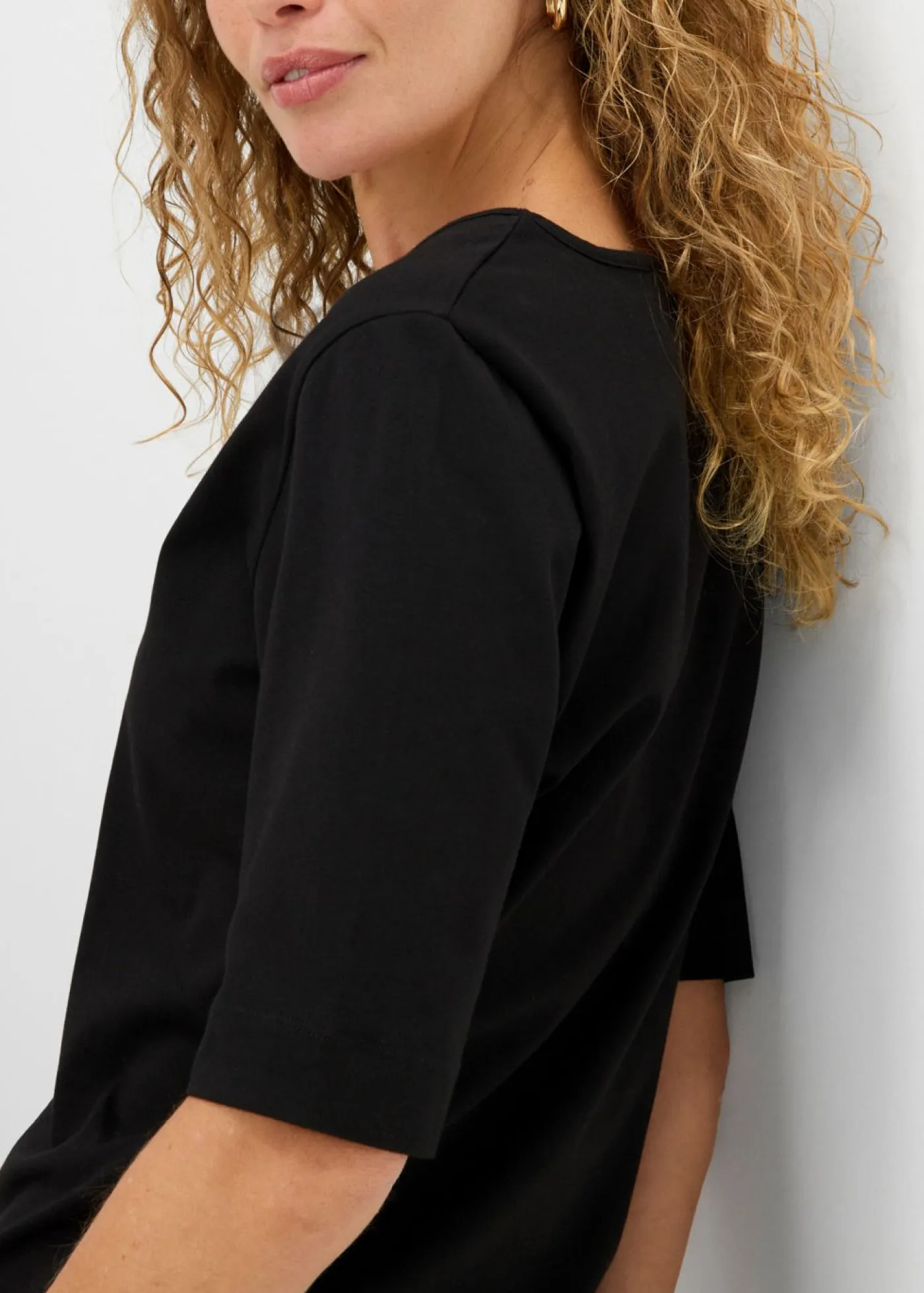 Clearance Camiseta larga favorecedora Mujer Básicos|Camisetas