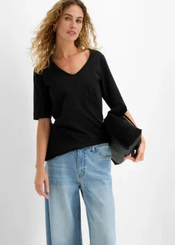 Clearance Camiseta larga favorecedora Mujer Básicos|Camisetas