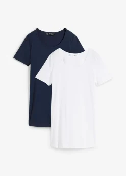 Best Camiseta larga (2 unidades) Mujer Básicos|Camisetas