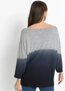 Outlet Camiseta oversize con transición de colores Mujer Camisetas