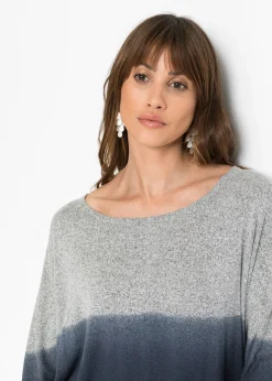 Outlet Camiseta oversize con transición de colores Mujer Camisetas