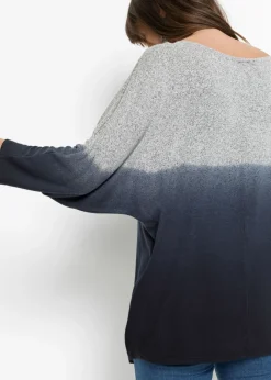Outlet Camiseta oversize con transición de colores Mujer Camisetas