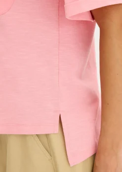 Hot Camiseta oversize de algodón puro Mujer Camisetas|Novedades