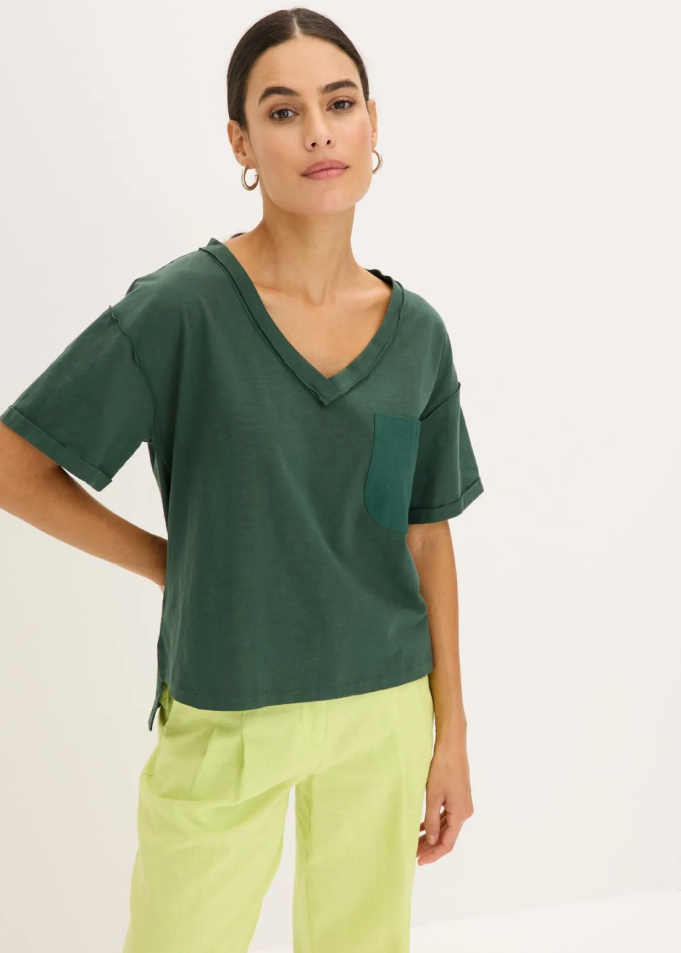 Discount Camiseta oversize de algodón puro Mujer Camisetas|Novedades