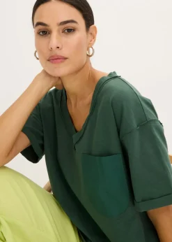 Discount Camiseta oversize de algodón puro Mujer Camisetas|Novedades