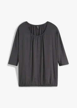 Sale Camiseta oversize de mezcla de viscosa Mujer Camisetas