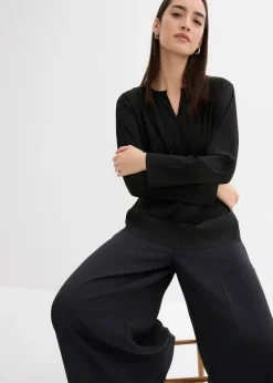 Clearance Camiseta plisada Mujer Esenciales|Camisetas