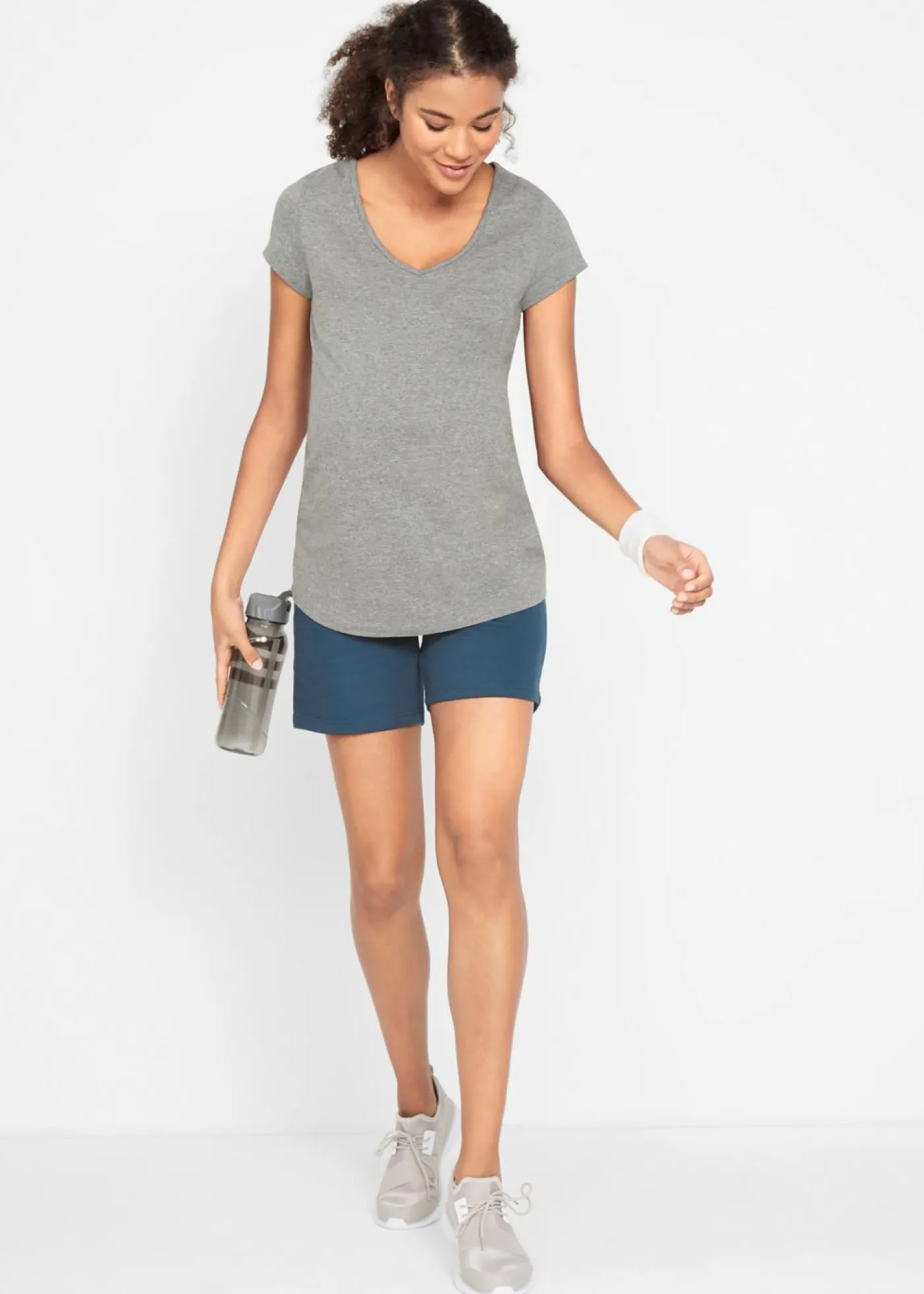 Outlet Camiseta premamá básica de algodón orgánico (2 unidades) Mujer Premamá