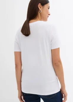 Hot Camiseta premamá de algodón orgánico (2 unidades) Mujer Premamá