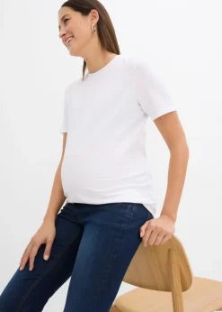 Hot Camiseta premamá de algodón orgánico (2 unidades) Mujer Premamá