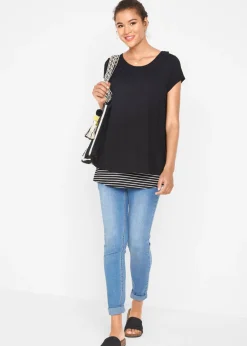 Online Camiseta premamá y de lactancia 2 en 1 de viscosa Mujer Premamá