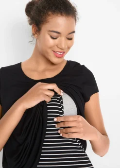 Online Camiseta premamá y de lactancia 2 en 1 de viscosa Mujer Premamá