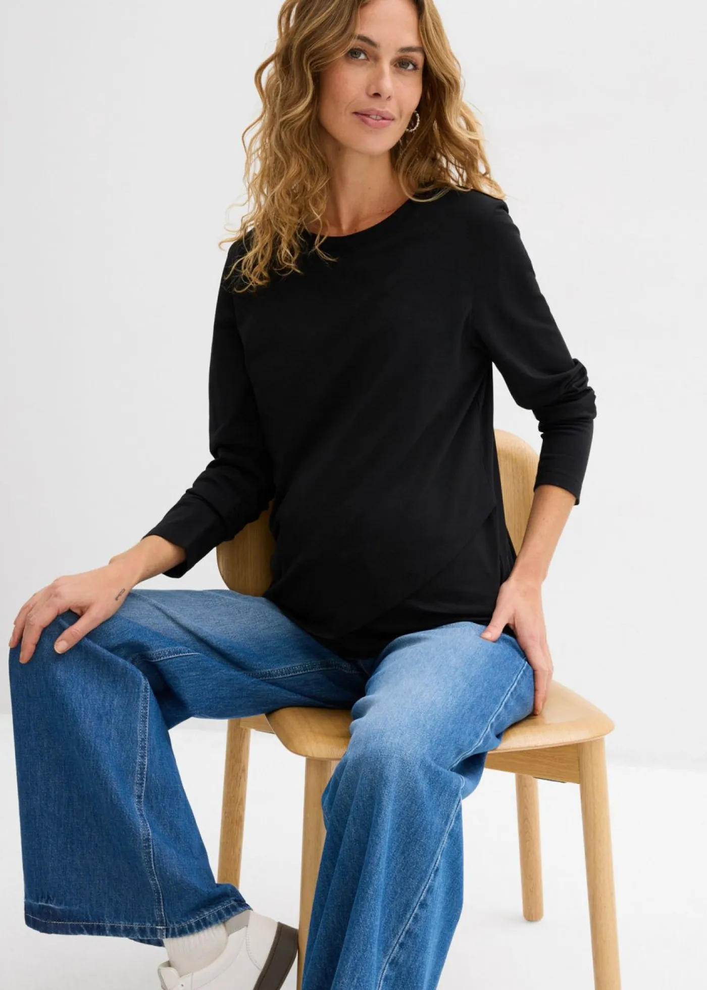 Outlet Camiseta premamá y de lactancia 2 en 1 de algodón orgánico Mujer Premamá