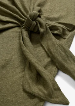 Clearance Camiseta sin mangas de lino puro Mujer Premium|Camisetas