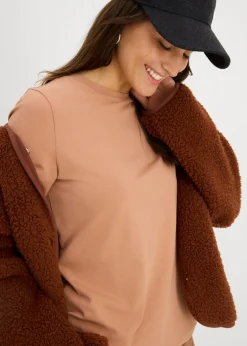 Discount Camiseta slim fit con algodón orgánico puro (2 unidades) Mujer Básicos|Camisetas