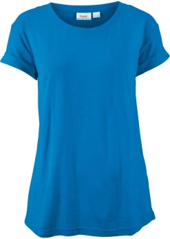 Camiseta tipo boxy Mujer Básicos|Camisetas