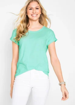 Online Camiseta tipo boxy Mujer Básicos|Camisetas