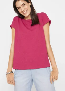 New Camiseta tipo boxy Mujer Básicos|Camisetas