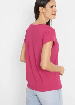 New Camiseta tipo boxy Mujer Básicos|Camisetas