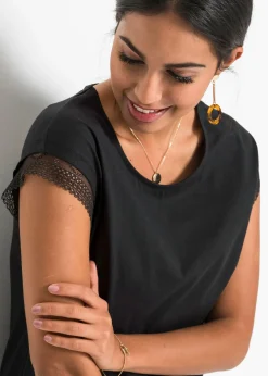 Sale Camiseta tipo boxy de algodón Mujer Camisetas