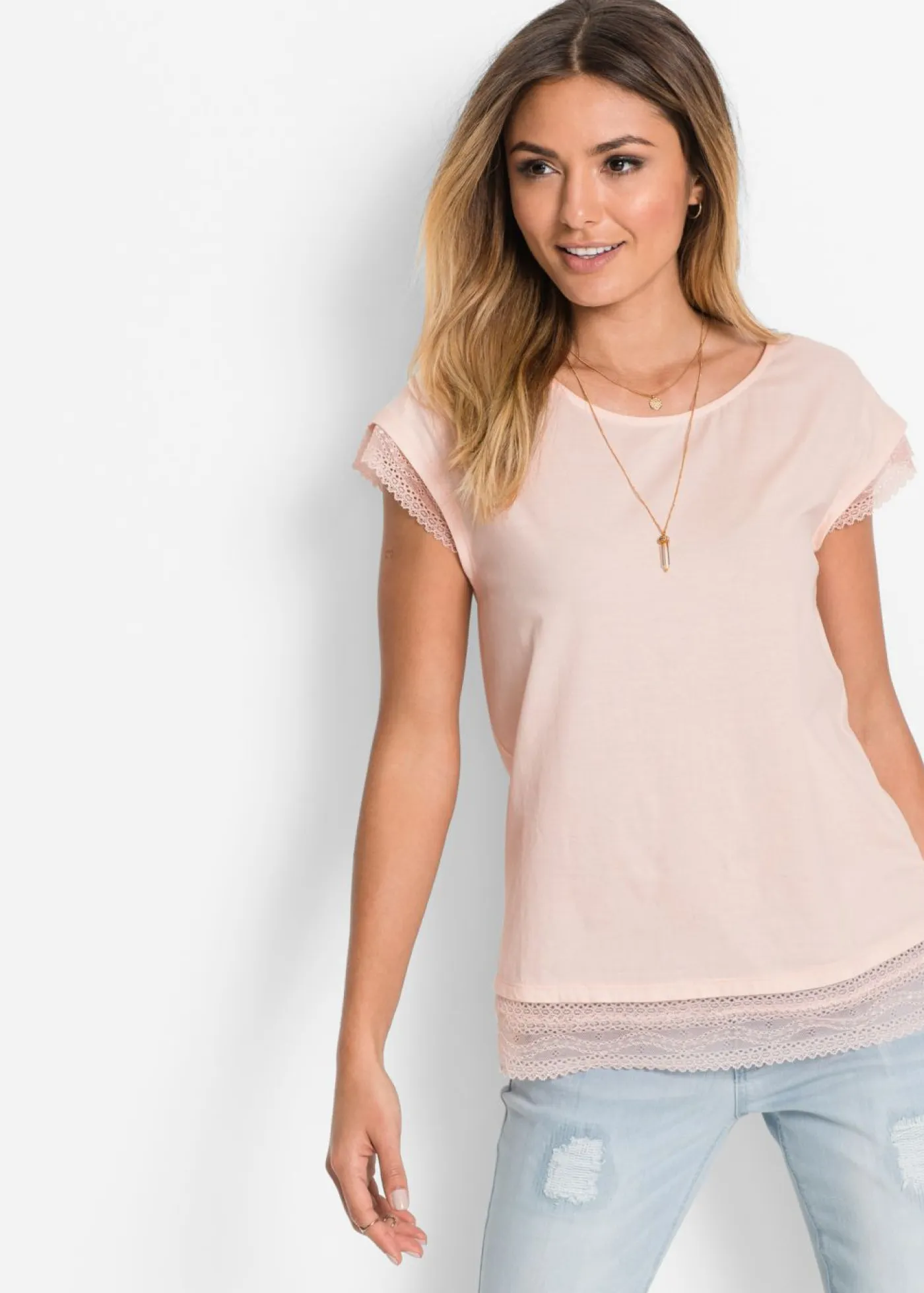 Best Camiseta tipo boxy de algodón Mujer Camisetas