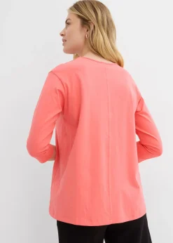 Outlet Camiseta tipo boxy de algodón orgánico Mujer Camisetas