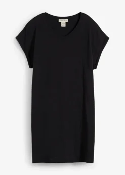 Camiseta tipo boxy de algodón orgánico puro Mujer Básicos|Camisetas
