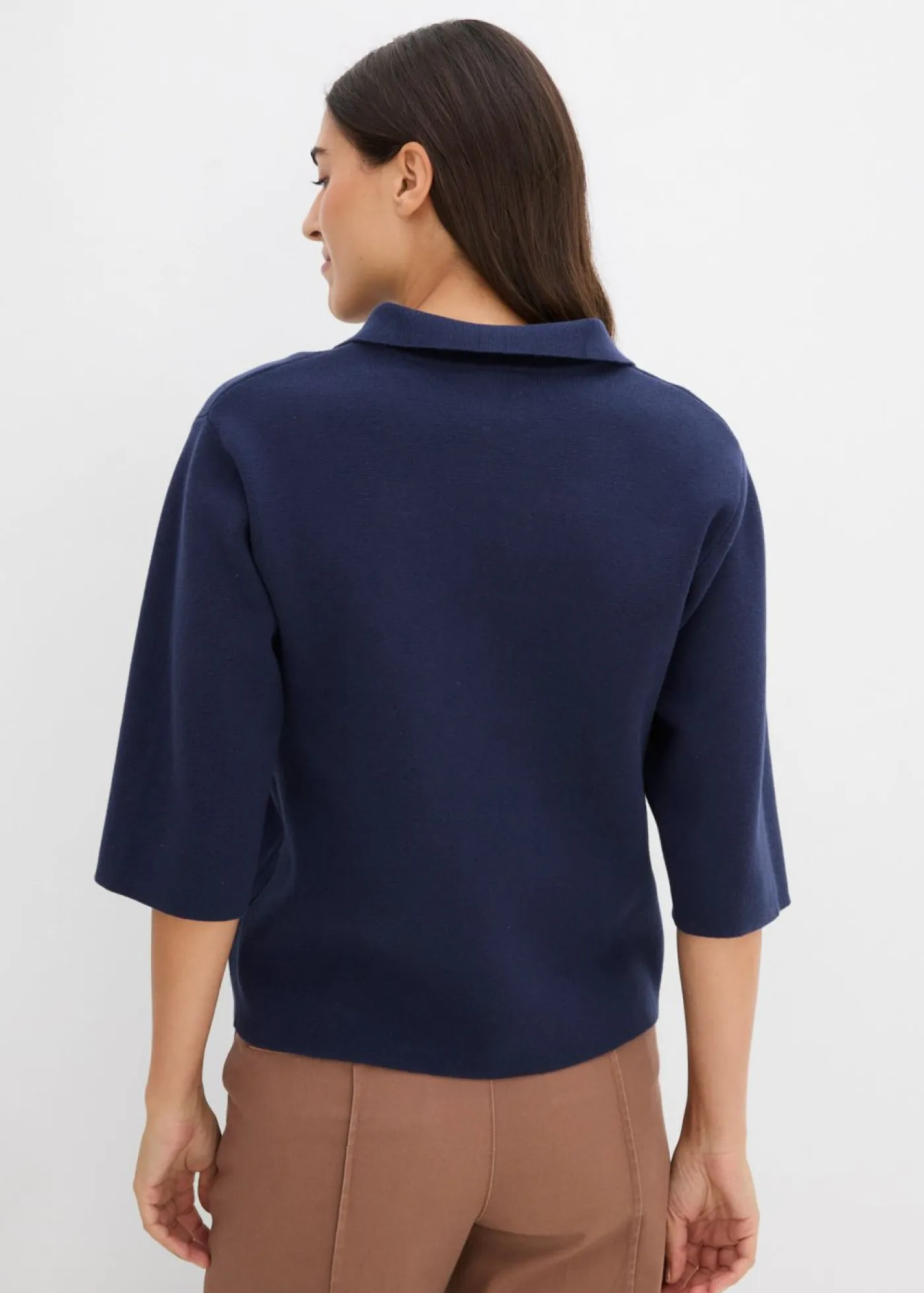 Clearance Camiseta tipo polo de punto Mujer Camisetas|Novedades